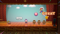 Thumbnail for "Master of Action Commands" from the Nintendo Switch remake of Paper Mario: The Thousand-Year Door used for Nintendo Music.