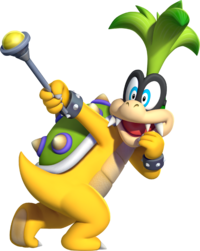 Artwork of Iggy from New Super Mario Bros. U