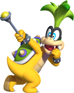 Artwork of Iggy from New Super Mario Bros. U