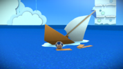 Surfing Kinopio shipwrecked