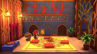 The ritual mural from Paper Mario: The Origami King