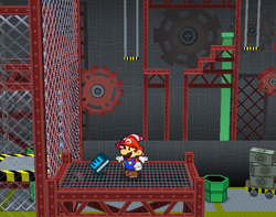 X-Naut Fortress screenshot from Paper Mario: The Thousand-Year Door