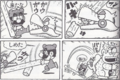A manga scene featuring Snapjaws, from Super Mario Encyclopedia: Complete Edition
