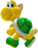 A Green Koopa Troopa with cat-like features from Super Mario 3D World + Bowser's Fury.