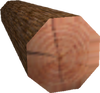 Model of a log from Super Mario 64.
