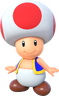 Artwork of Toad from Mario Party 10 (also used in Super Mario Run, Mario Party: The Top 100 and Mario Kart Tour)