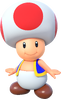 Artwork of Toad from Mario Party 10 (also used in Super Mario Run, Mario Party: The Top 100 and Mario Kart Tour)