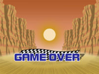 Getting a Game Over in Dribble & Spitz's stage from WarioWare: D.I.Y. Showcase