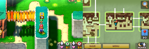 Ninth block in Beanbean Fields of Mario & Luigi: Superstar Saga + Bowser's Minions.