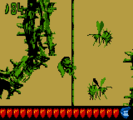 Bramble Scramble The fifth level, Bramble Scramble involves playing as Squawks, who must fly through a thicket of bramble plants. In other segments, the player takes control of the Kongs, who have to climb vines in a maze-like area.