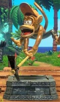 A Statue from Donkey Kong Bananza: DK Island & Emerald Rush