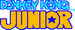 In-game title of Donkey Kong Jr.