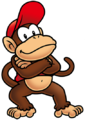 Diddy Kong crossing arms