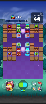 Stage 152 from Dr. Mario World