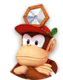 Icon of Dr. Diddy Kong from Dr. Mario World