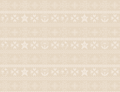 White knit pattern with Super Mushrooms, Super Stars, Fire Flowers, snowflakes, and selburose