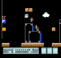 World 8-1 of Super Mario Bros. 3