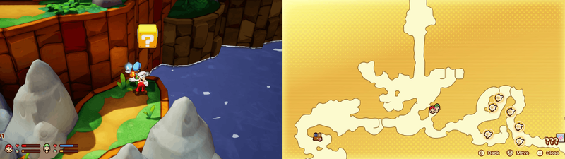 Block 13 in Conductor Island from Mario & Luigi: Brothership