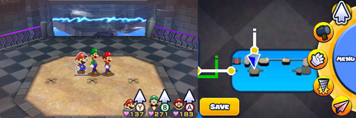 Location of 3 drill spots (8th, 9th and 10th) in Neo Bowser Castle.