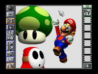 A mode in Mario Artist: Paint Studio