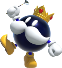 Artwork of King Bob-omb in Mario Golf: Super Rush