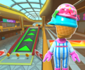 The course icon of the R variant with the Ice Cream Mii Racing Suit