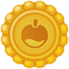A sticker from Mario Kart World
