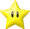 Artwork of a Super Star from Mario Kart Wii