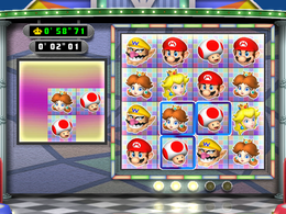 MP8: Screenshot of the minigame Trial by Tile