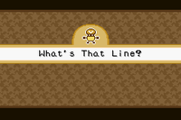 What's That Line? in Mario Party Advance