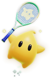 Artwork of Luma from Mario Tennis Fever