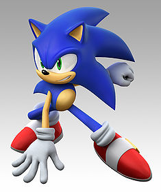 Artwork of Sonic the Hedgehog from Mario & Sonic at the Olympic Games