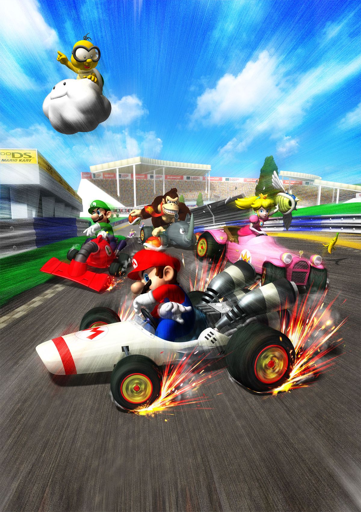 File:Mario Kart DS poster art.jpg - Super Mario Wiki, the Mario ...