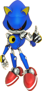 Artwork of Metal Sonic for Mario & Sonic at the Rio 2016 Olympic Games Arcade Edition