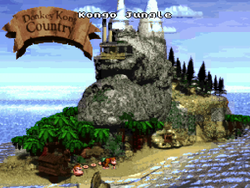 The image for "Simian Segue" from Donkey Kong Country on Nintendo Music.