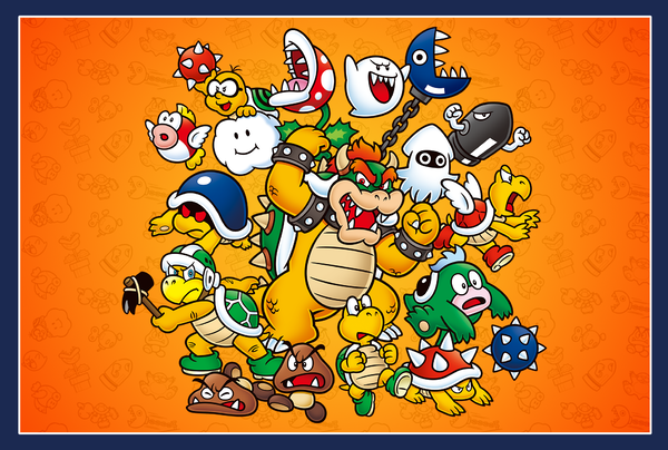 A puzzle featuring the Koopa Troop from Play Nintendo