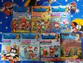 Photo of Super Mario Bros. 3 magazines, featuring unique artworks for the covers.