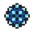 Sprite of the icon for a Spike Ball in the Super Mario World style of Super Mario Maker 2. It appears in the user-interface for editing mode.