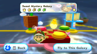 Sweet Mystery Galaxy from Super Mario Galaxy 2