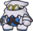An X-Naut PhD, as he appears in Paper Mario: The Thousand-Year Door.