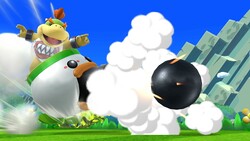 Bowser Jr.'s Clown Cannon in Super Smash Bros. for Wii U.