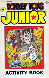 Front cover of Donkey Kong Junior: Activity Book.