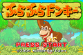 The title screen (Japanese)