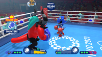 Mario & Sonic at the Oympic Games Tokyo 2020 boxing event