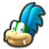 Larry's head icon in Mario Kart 8