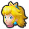 Peach's head icon in Mario Kart 8