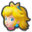 Peach's head icon in Mario Kart 8