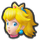 Peach's head icon in Mario Kart 8