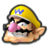 Wario's head icon in Mario Kart 8