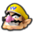 Wario's head icon in Mario Kart 8